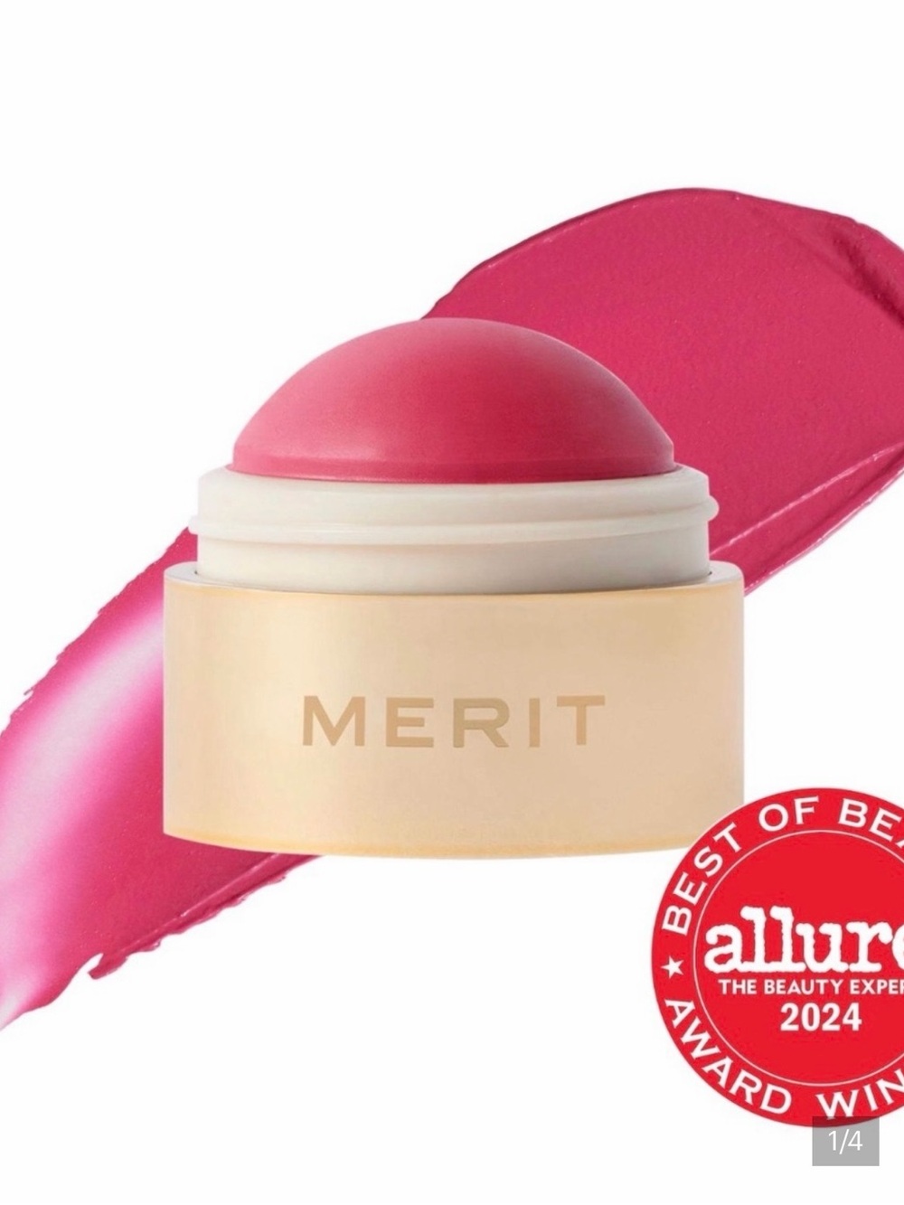 (1) Merit Flush Balm in Le Bonbon Color, Brand New! Mini deluxe size!